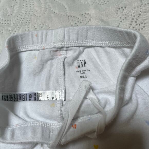 Gap Heart Print Joggers Size 12-18m - Picture 6 of 6